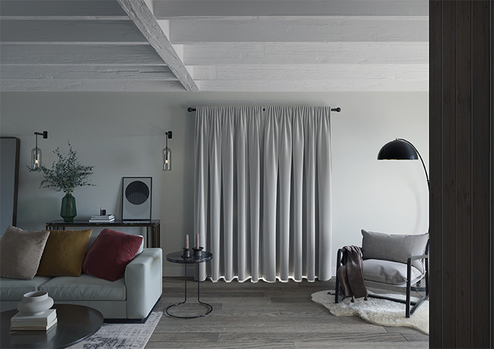 Twilight Lustre, Silver Grey - Made to Measure Curtains - Image 7